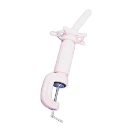 HairArt Mannequin Head Wig Clamp With Extension White