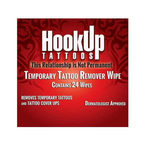Hook Up Tattoos Temporary Tattoo Remover Wipe 24