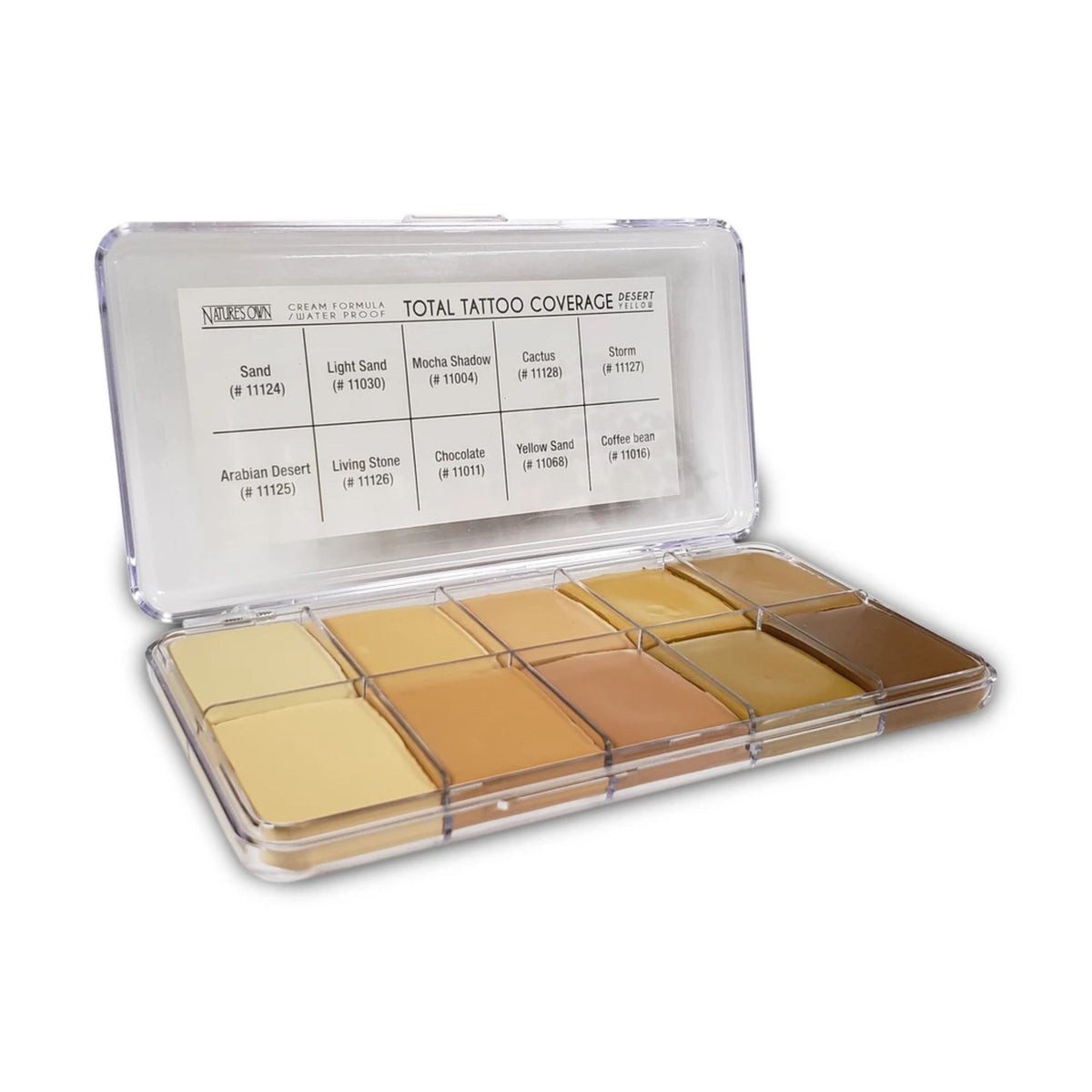 Jordane Total Tattoo Coverage Cream Palette | Dark Skintones | At Guru –  Guru Makeup Emporium