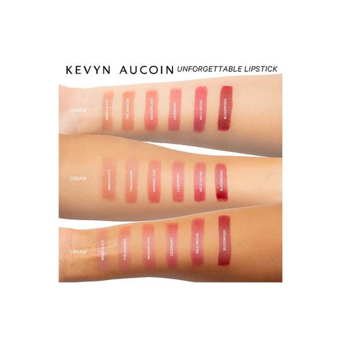 Kevyn Aucoin Unforgettable Lipstick Arm Swatches