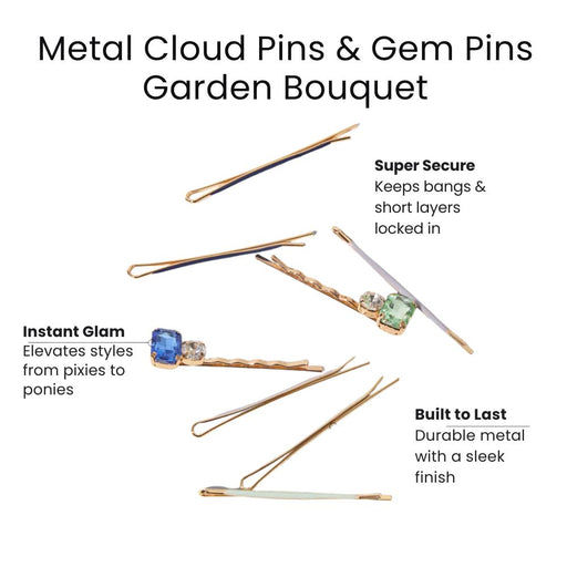 Kitsch Cloud & Gem Bobby Pins selling points