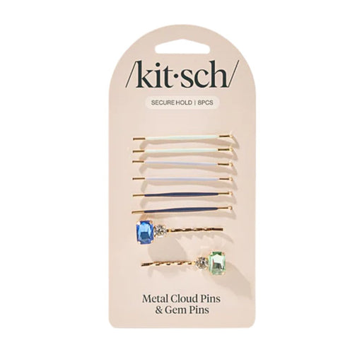 Kitsch Cloud & Gem Bobby Pins 8 Count Garden Bouquet