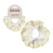 Kitsch Crochet Scrunchie Butter Yellow and white striped