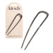 Kitsch French Hair Pin - Hematite on and off packaging