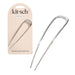 Kitsch French Hair Pin - Silver on and off packaging