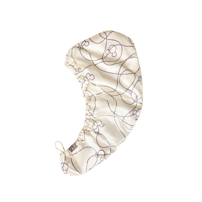 Kitsch Mickey print Satin Wrapped Hair Towel