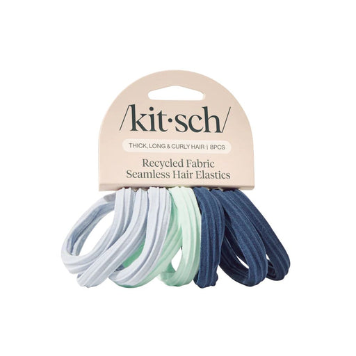 Kitsch Seamless Hair Elastics 8 Count - Garden Bouquet
