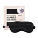 Kitsch Lavender Weighted Satin Eye Mask and packaging