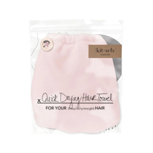 Kitsch Microfiber Hair Towel Blush Packaging 
