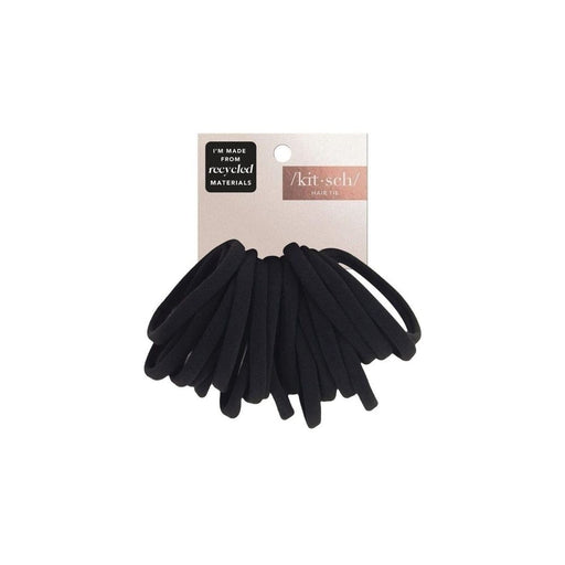 Kitsch Eco-Friendly Nylon Elastics Black 20pc 