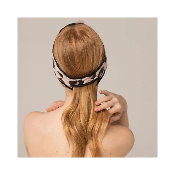 Kitsch Microfiber Spa Headband Leopard Hair Stylized 