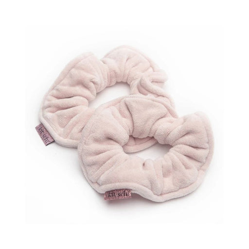 Kitsch Microfiber Towel Scrunchies - Blush Stylized 