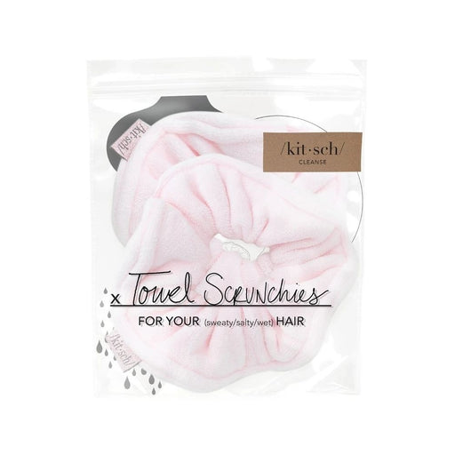 Kitsch Microfiber Towel Scrunchies - Blush Packaging 