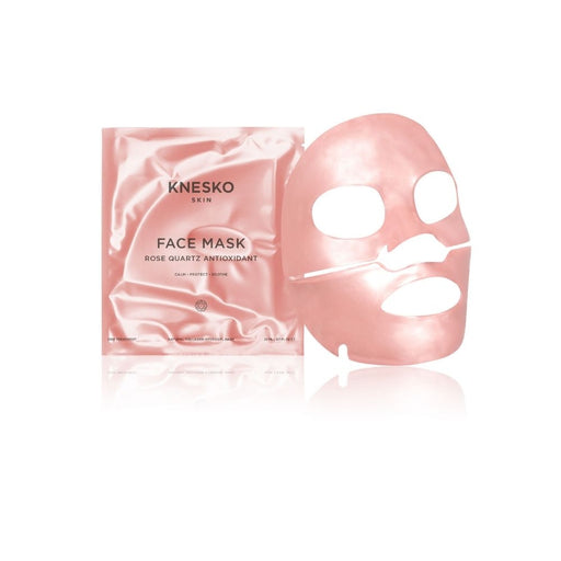 Knesko Rose Quartz Antioxidant Collagen Face Masks Single