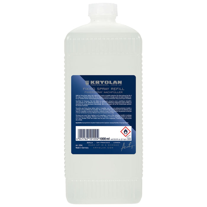 Kryolan Fixing Spray Refill 1000ml