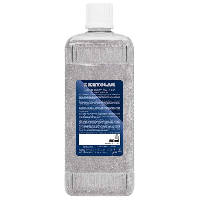 Kryolan Liquid Body Makeup Silver 33.8oz