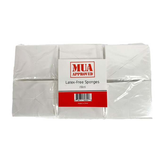 MUA Approved Latex Free Sponges 12ct