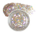 Lemonhead LA Spacejam Ultra Luxe Glitter Balm Crystal Tokyo with swatch