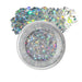 Lemonhead LA Spacejam Ultra Luxe Glitter Balm Interstellar with swatch
