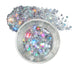 Lemonhead LA Spacejam Ultra Luxe Glitter Balm Midnight Society with swatch