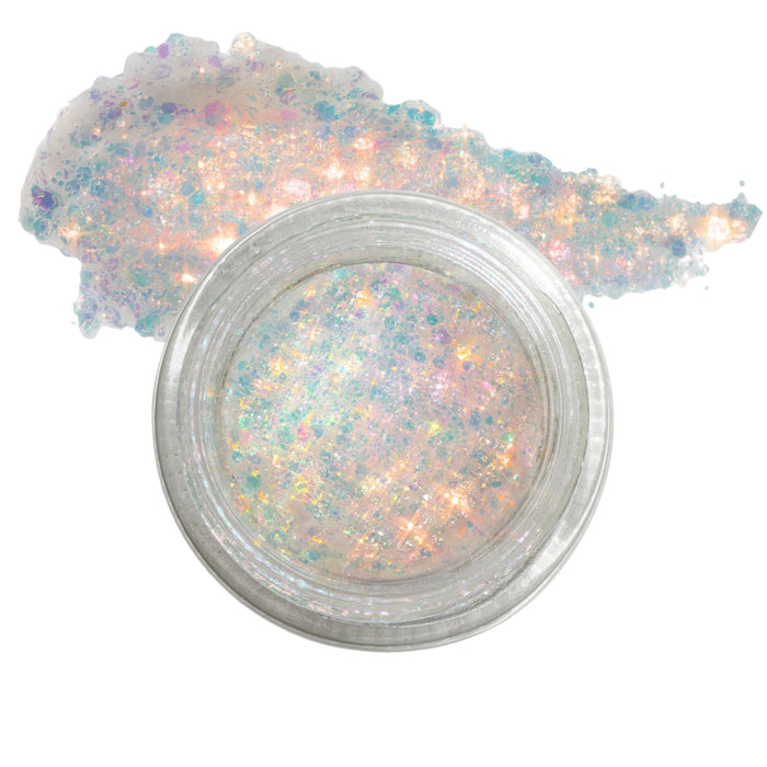 Lemonhead LA Spacejam Ultra Luxe Glitter Balm Sugarfish with swatch
