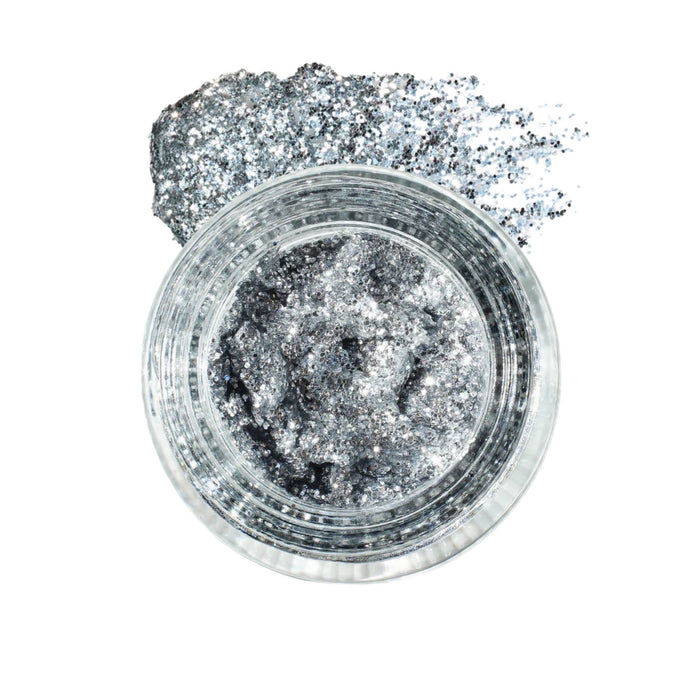 Lemonhead Spacepaste Glitter Gel Concentrate Silverlake with swatch