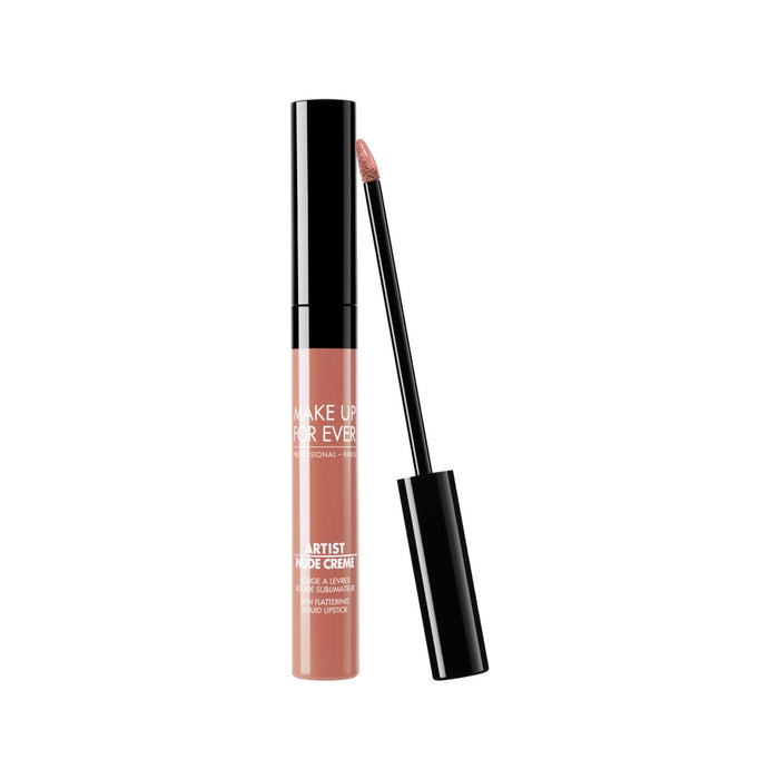Make Up For Ever Artist Nude Creme Skin Flattering Liquid Lipstick 01 Uncovered