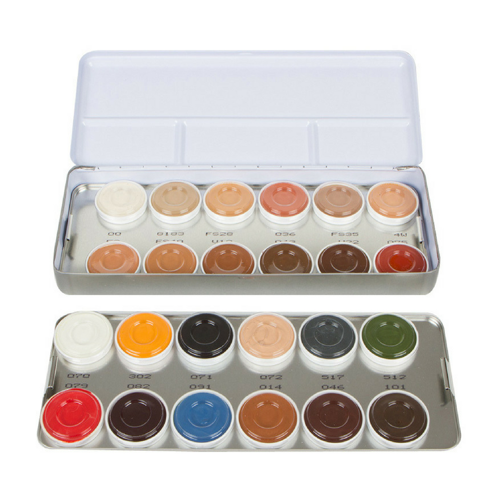 Kryolan Rubber Mask Grease PRO Palette — Frends Beauty