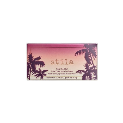 Stila Color Cocktail Travel Cheek, Lip & Eye Palette Malibu Sunset package
