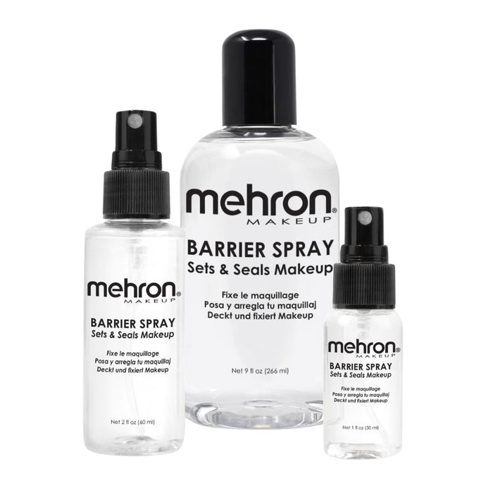 Mehron Barrier Spray thumbnail: all available sizes