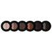 Melt Cosmetics Eyeshadow Stack Twelfth Hour individual layers spread out next to each other from left to right