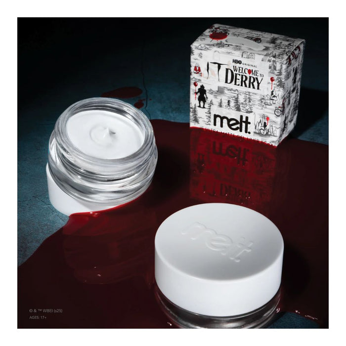 Melt Cosmetics Gel Liner Ultra Matte Clown (white) stylized.