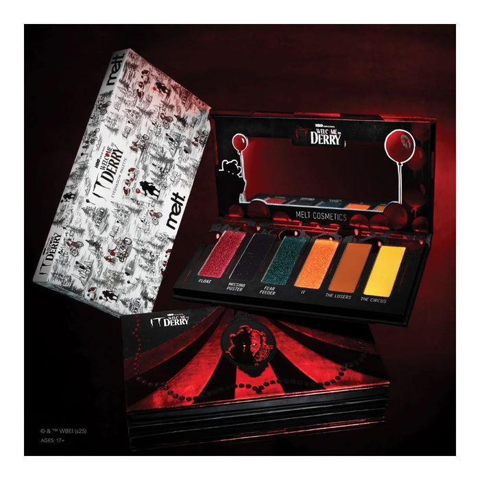 Melt Cosmetics Palette Welcome To Derry stylized