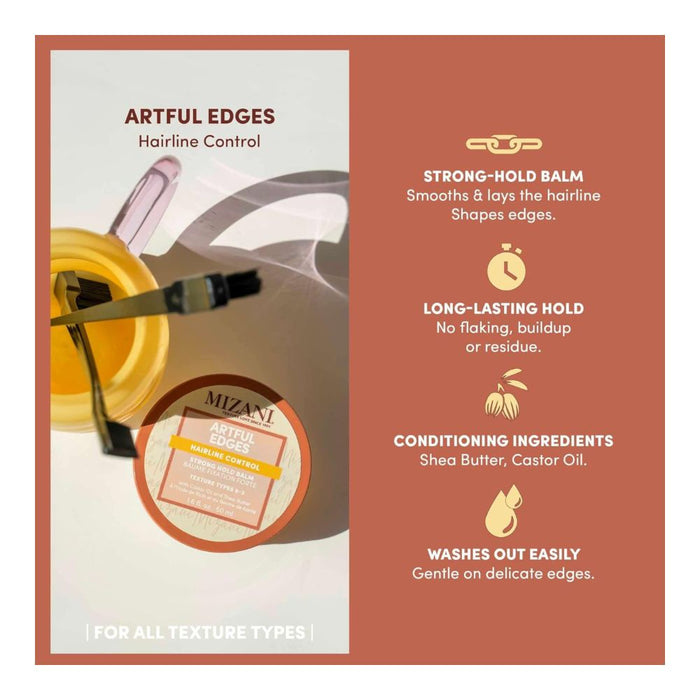 Mizani Artful Edges Hairline Control Strong Hold Balm main details