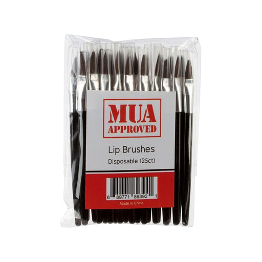 MUA Approved Disposable Lip Brushes 25ct.