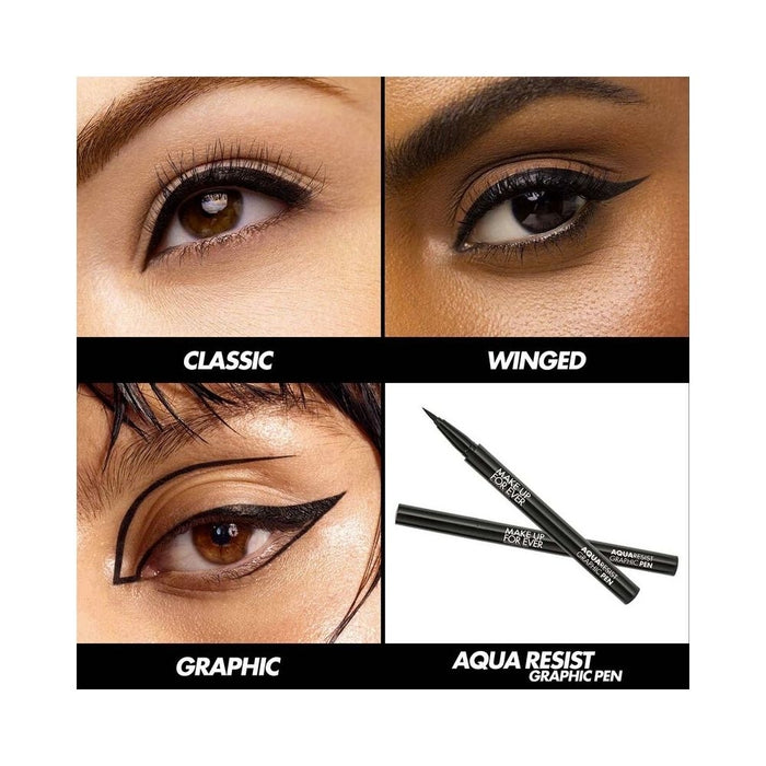 Make Up For Ever Aqua Resist Graphic Pen Eyeliner Black chart