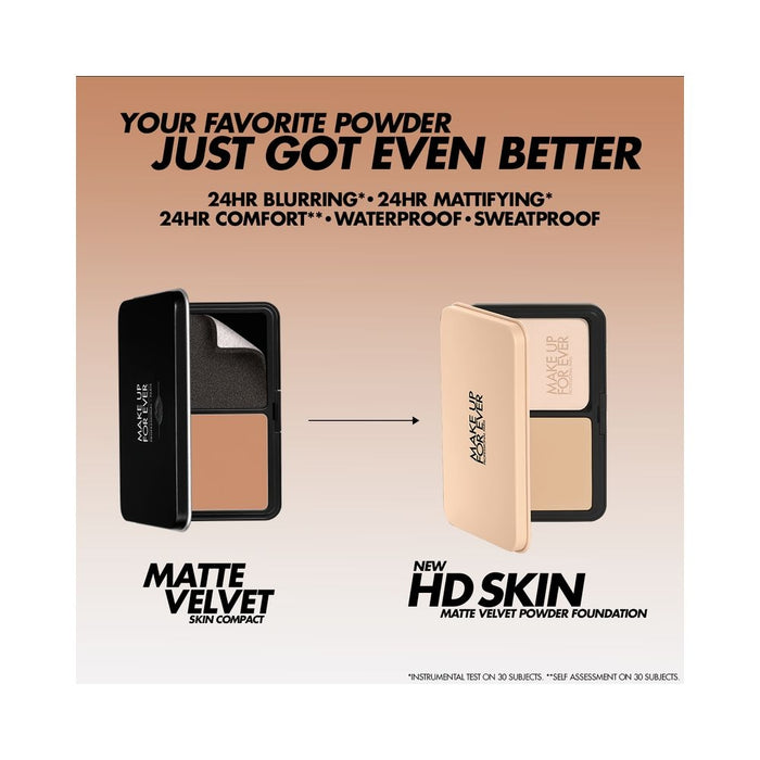 Make Up For Ever HD Skin Matte Velvet Stylized 