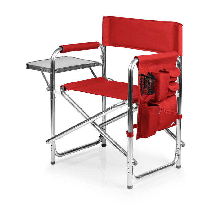 Picnic Time Sports Chair Red