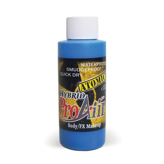 ProAiir Hybrid Waterproof Makeup Atomic UV Colors 4oz Biohazard Blue