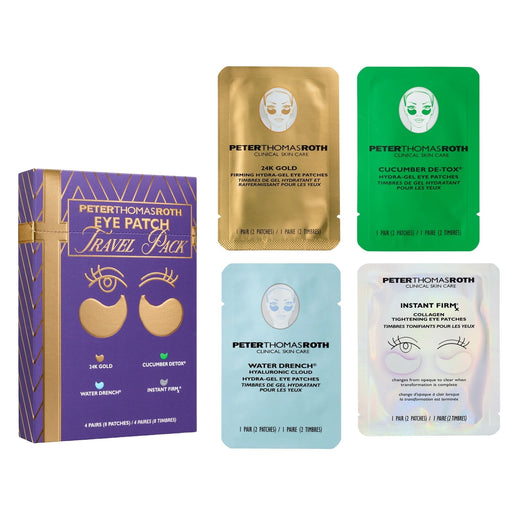 Peter Thomas Roth eye patch travel kit of 4 packshot. 