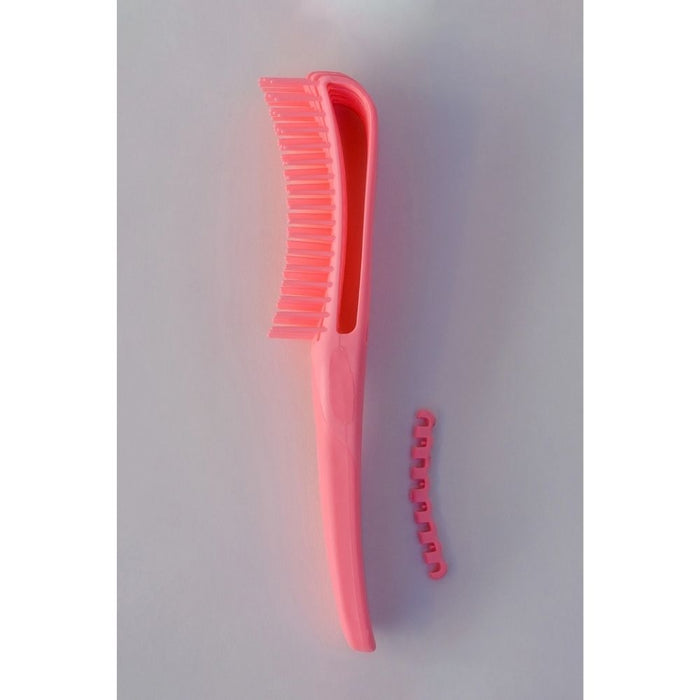Rizos Curls Pink Detangling Flexi Brush  Stylized 4 