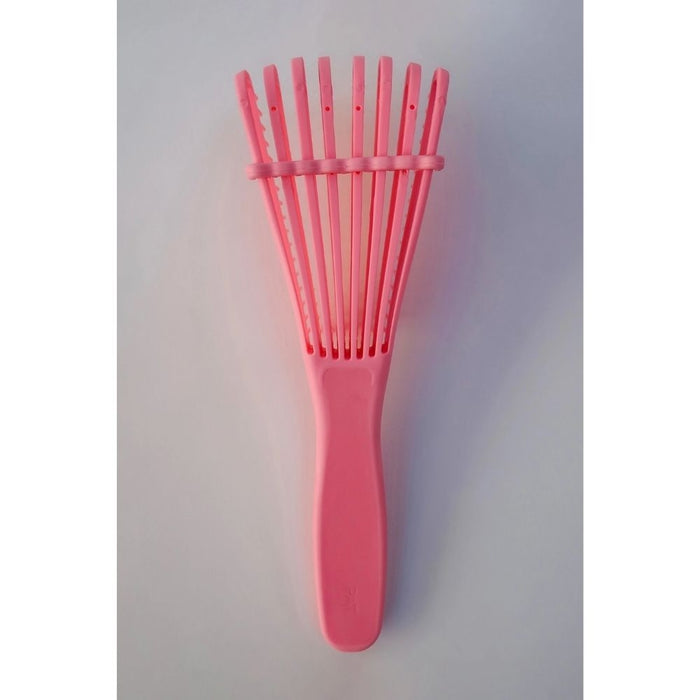 Rizos Curls Pink Detangling Flexi Brush  Stylized 5