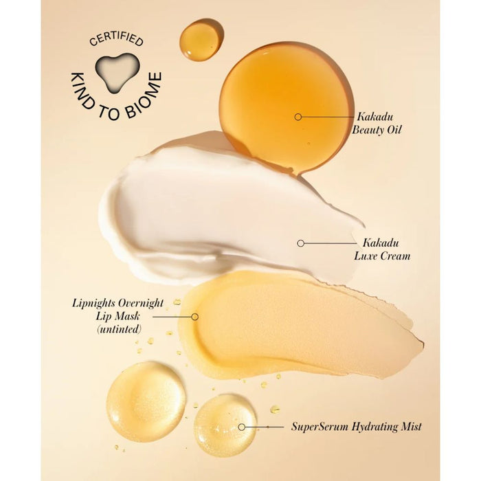 RMS Skincare Secrets Kit product swatches with names