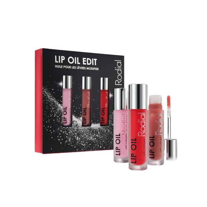 Rodial Lip Oil Edit Holiday Kit and contents