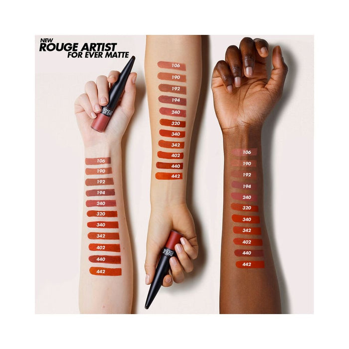Make Up For Ever Rouge Artist For Ever Matte 340 Crush Since Forever Swatch Wrist