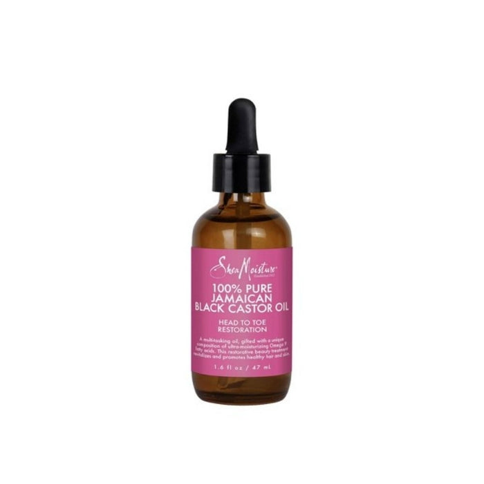 Shea Moisture 100% Pure Jamaican Black Castor OIl Head To Toe Restoration 1.8oz 