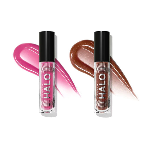 Smashbox High Def Plumping Glosses Luster + Gula Bae with swatches