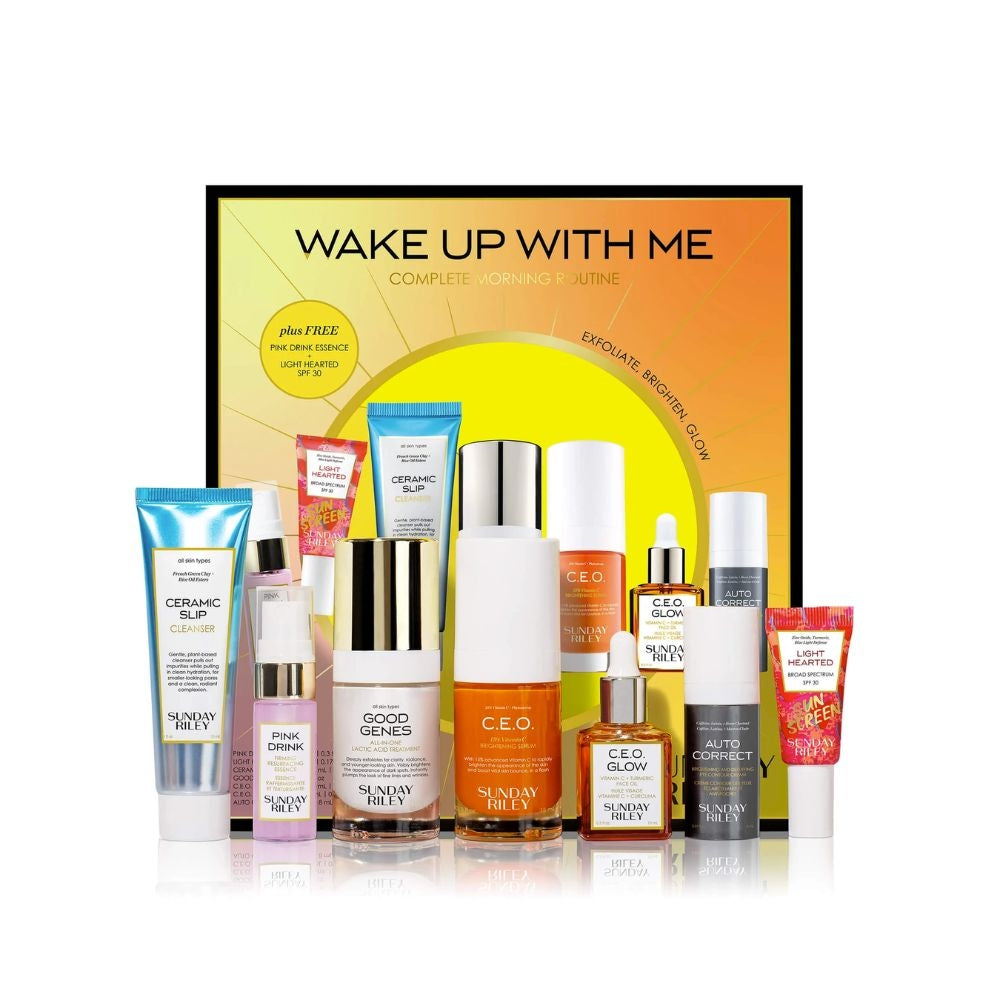 Sunday Riley Wake Up With Me Complete Morning Routine — Frends Beauty