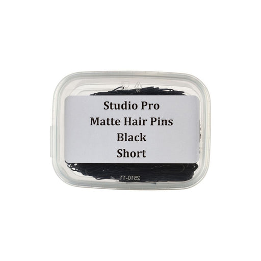 Studio Pro Matte Hair Pins Short Black