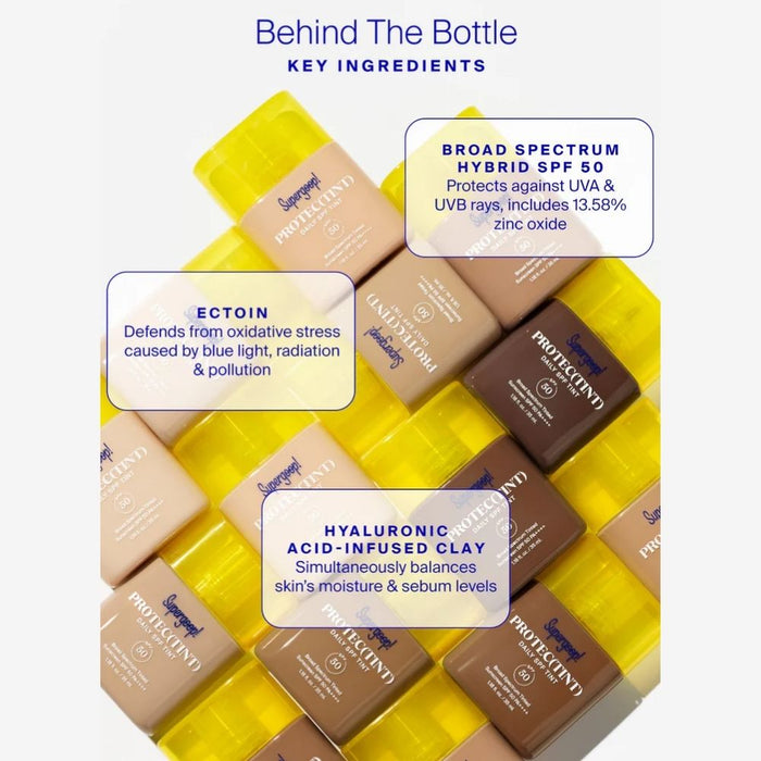 Supergoop! Protec(tint) Daily SPF50 Tint  key ingredients